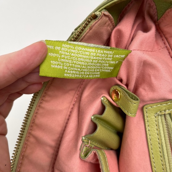 Sigrid Olsen Leather Shoulder Bag in Light Green - Picture 12 of 16